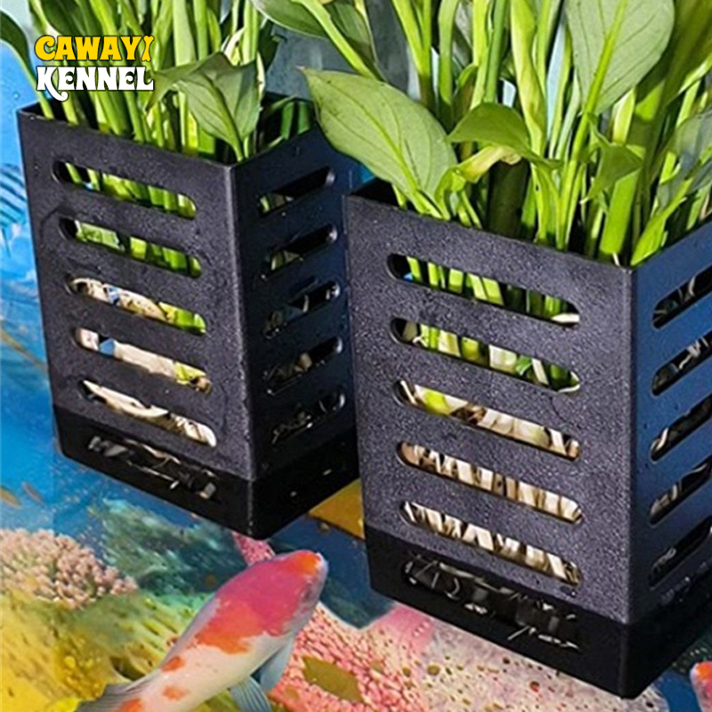 Aquarium Driftwood - Plástico Quadrado Oco Cesta De Armazenamento