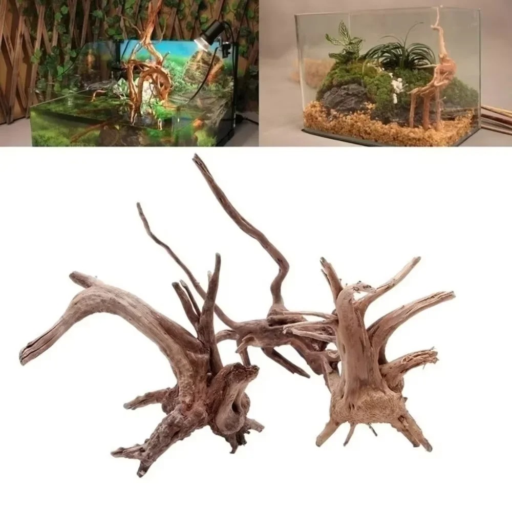 Aquarium Plant Substrate - Decoração de Aquário em Madeira Natural