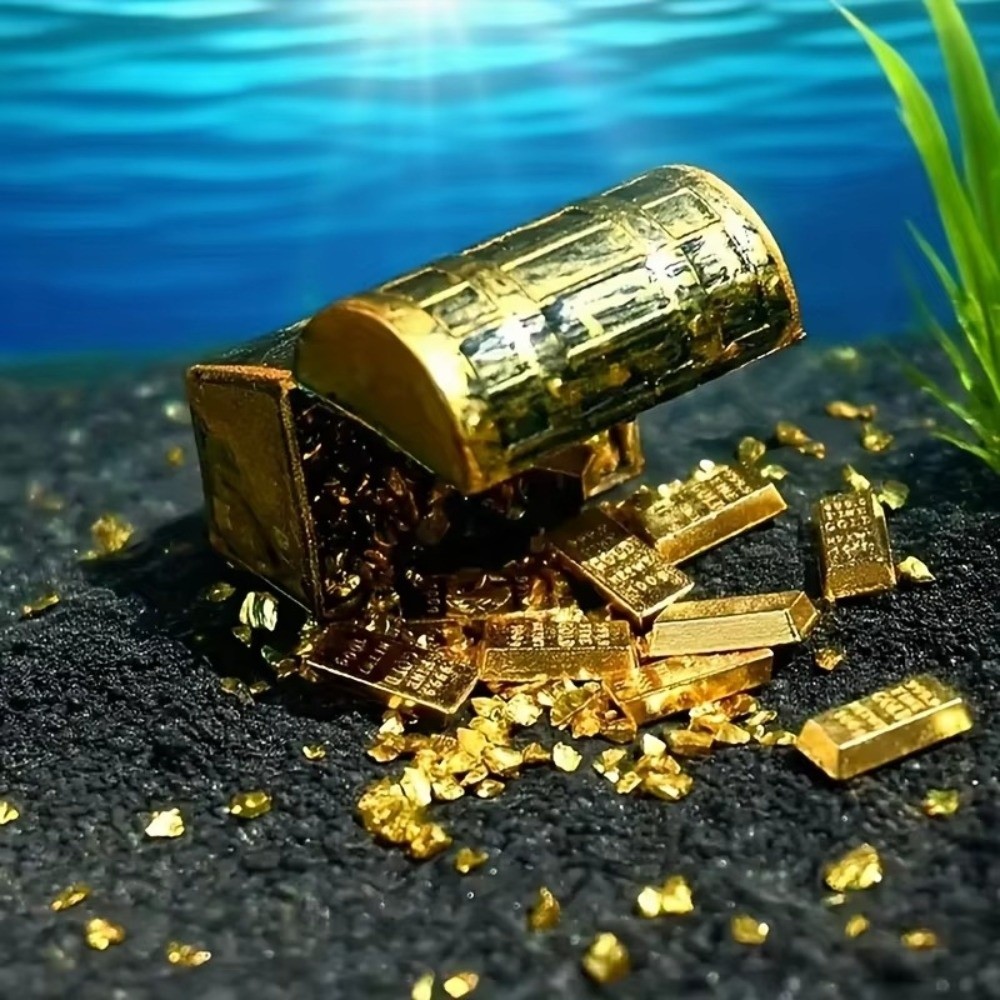 1 conjunto de miniaturas diver - Aquarium Plants Live avaliação e preço