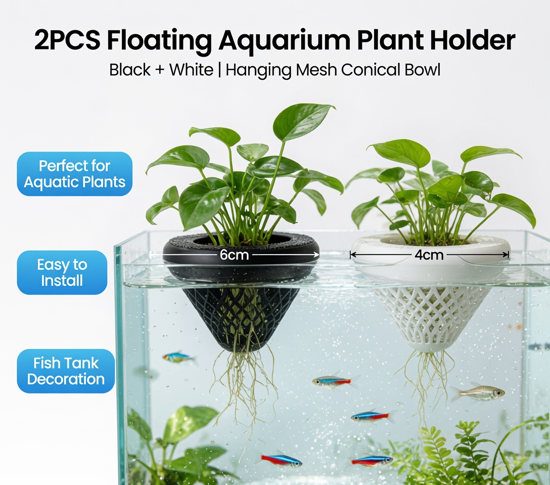 Suporte Flutuante para Plantas - Aquarium Plants Live avaliação e preço
