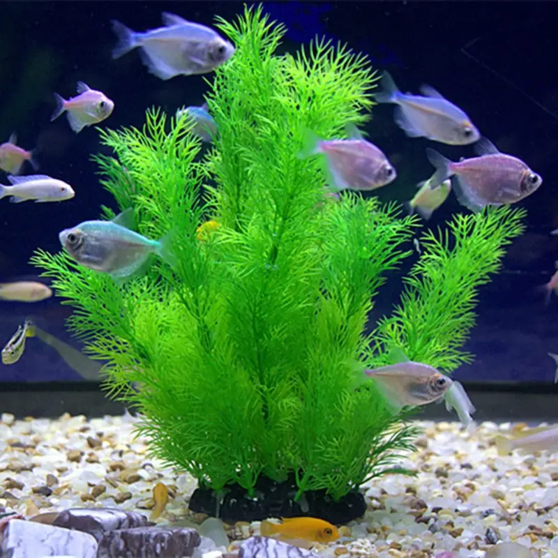 Plantas artificiais para decor - Aquarium Plant Substrate avaliação e preço