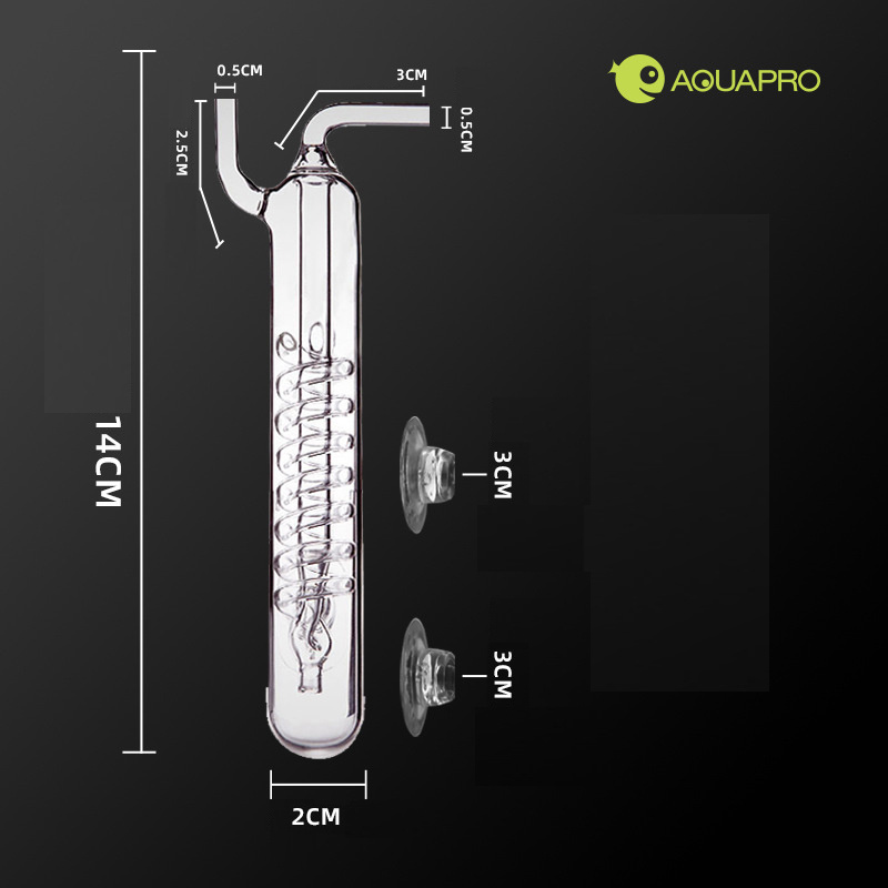Gravador de bolhas espiral par - Aquarium Liquid Carbon avaliação e preço