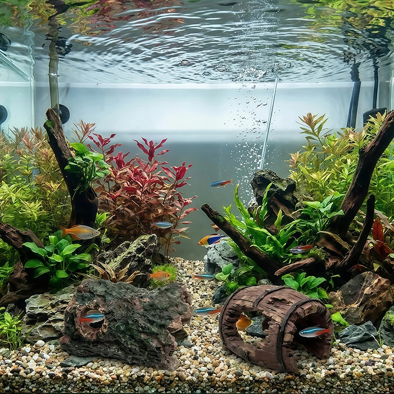 3 peças de decoração em resina - Aquarium Plant Substrate avaliação e preço
