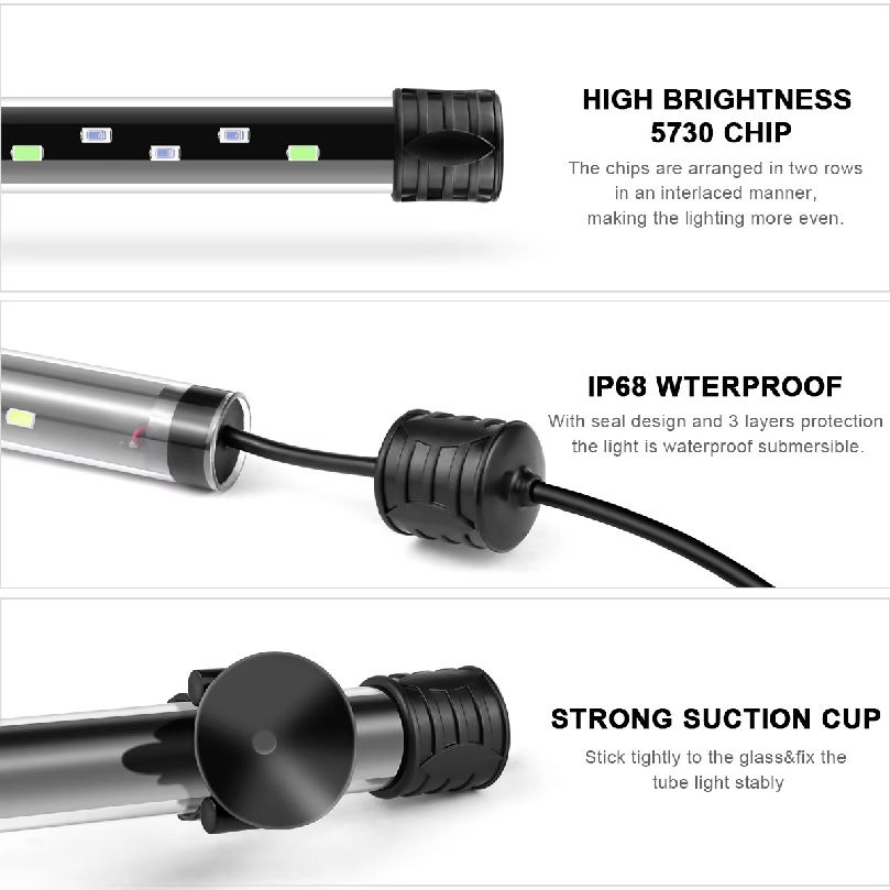 Luz LED para aquário, 220V, à  - Aquarium Plant Substrate avaliação e preço