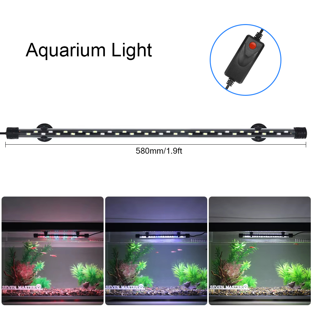 58cm luz de aquário led planta - Aquarium Plant Substrate avaliação e preço