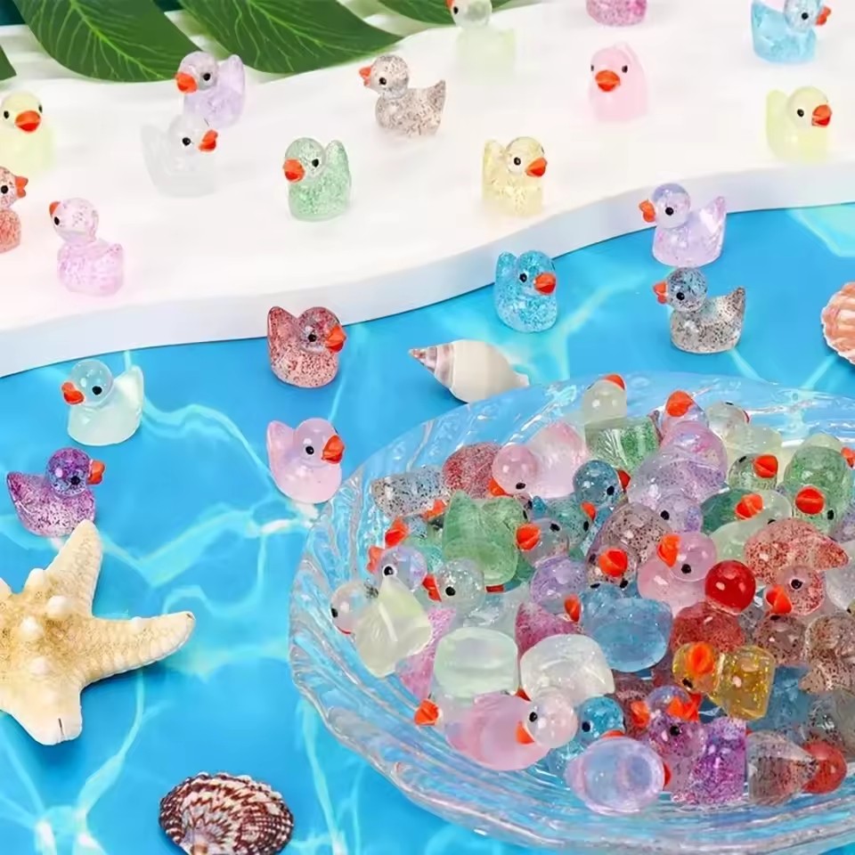 ~ Pato em miniatura de resina  - Plant Aquarium Pot avaliação e preço