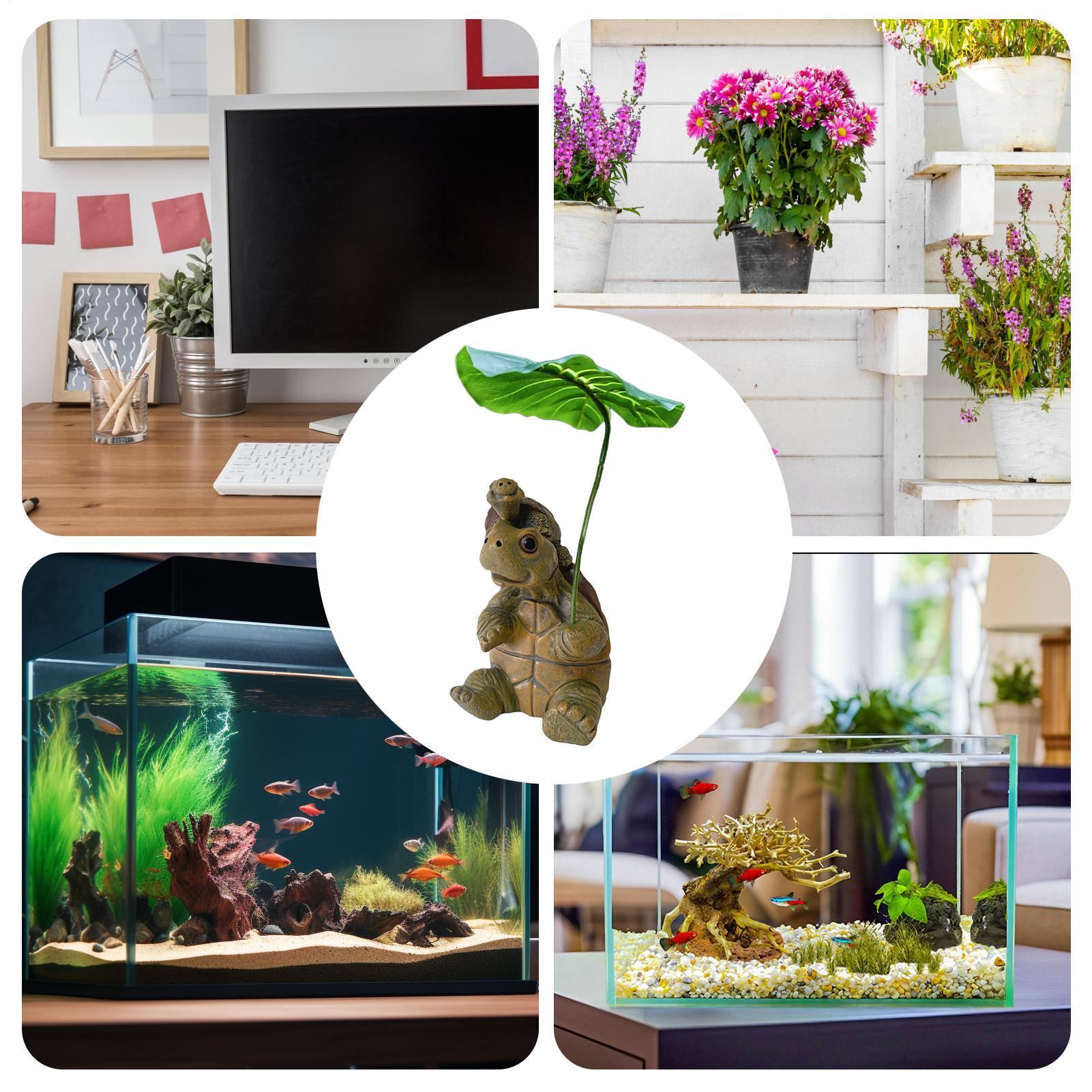 Estátua de Tartaruga para Deco - Plant Aquarium Pot avaliação e preço